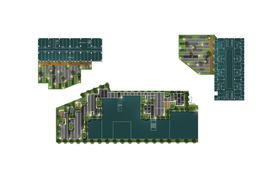 屋顶花园景观设计平面图
