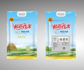 稻花香米大米包装设计