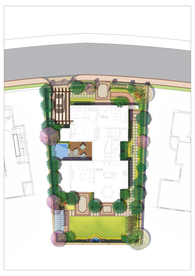 别墅庭院设计平面图