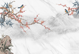 大理石电视背景墙