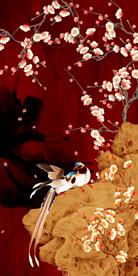 喜鹊梅花