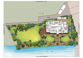 别墅庭院景观设计平面图
