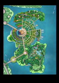 滨水公园景观规划设计平面图