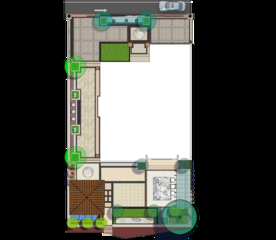 别墅庭院景观设计平面图