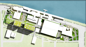 滨水城市规划设计平面图