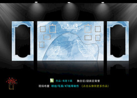 浅蓝色婚礼  欧式婚礼