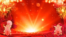 商家春节活动促销活动背景视频