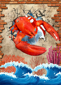 大龙虾海报