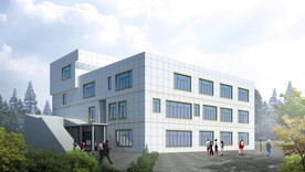 办公楼建筑外观设计案例效果图