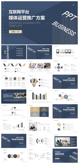 商务会议汇报项目介绍PPT