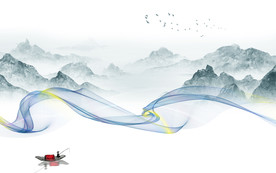 意境轻奢新山水画 TIF分层