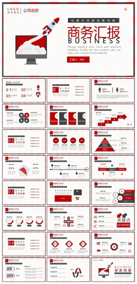 商务会议汇报项目介绍PPT