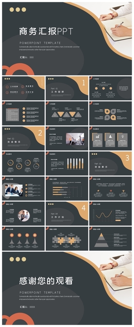 商务会议汇报项目介绍PPT
