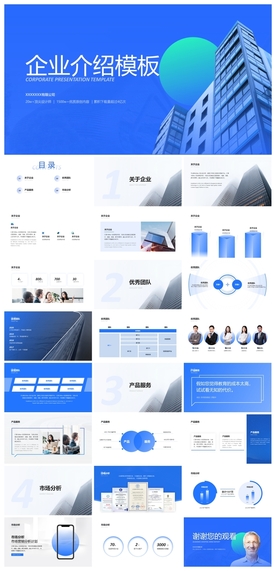 商务会议汇报项目介绍PPT