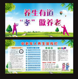养生宣传栏