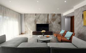 岩板瓷砖空间效果图