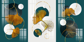 银杏叶三联玄关