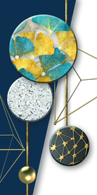 抽象圆形组合装饰画