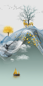 意境山水装饰画