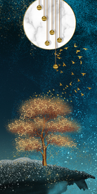 抽象几何装饰画