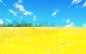 油菜花装饰背景