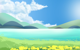 卡通装饰花朵背景