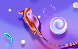 渐变彩色时尚背景