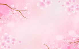 粉色桃花花瓣背景
