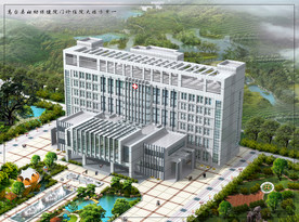 办公楼绿化效果图