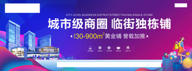 地产商铺招商宣传海报展板