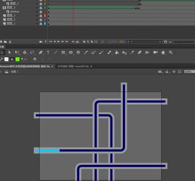 Animate水管管道动画效果