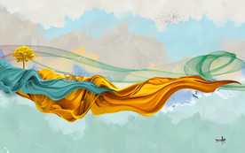 高档 新款山水新画 TIF分层