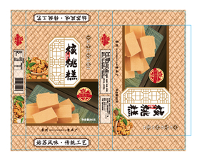 核桃糕包装