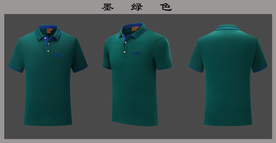 翻领polo短袖T恤样机图片