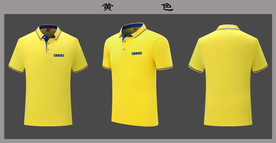 翻领polo短袖T恤样机图片