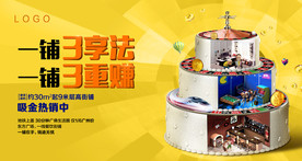 创意商铺海报