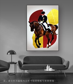 马术装饰画