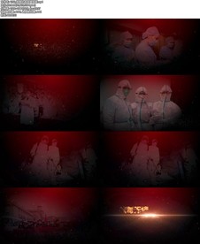 致敬抗疫英雄视频片头