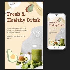果汁饮品海报