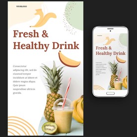 果汁饮品海报
