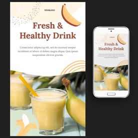 果汁饮品海报
