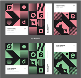 几何图形 海报装饰画矢量