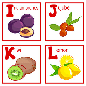 李子 红枣 猕猴桃 柠檬