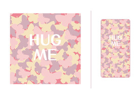 蝴蝶迷彩背景底纹