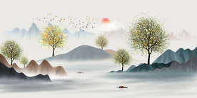 意境山水装饰画