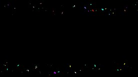 彩纸遮罩边框前景装饰视频带通道