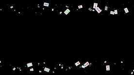 麻将遮罩边框前景装饰视频带通道