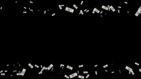 美元遮罩边框前景装饰视频带通道