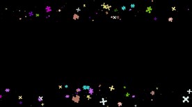 拼图玩具遮罩边框前景装饰视频带