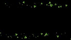 三叶草遮罩边框前景装饰视频带通